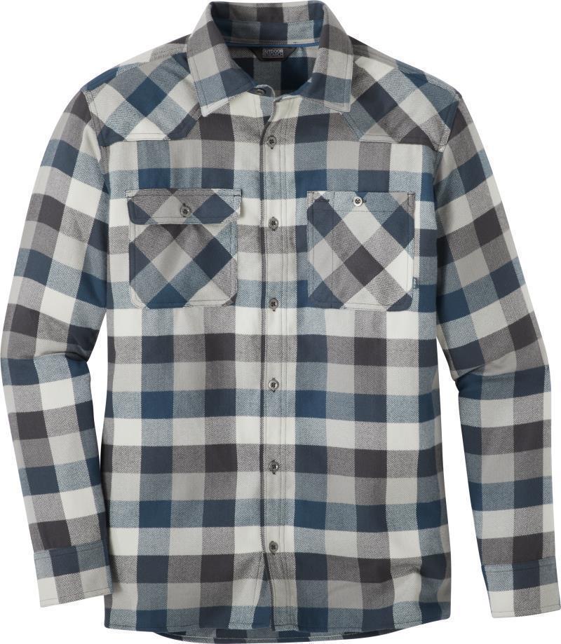 Feedback Flannel Shirt - Mens - Prussian Blue Plaid 1