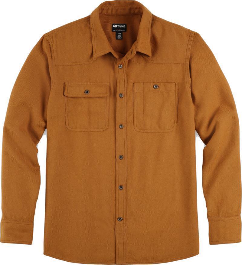 Feedback Flannel Shirt - Mens - Saddle 1