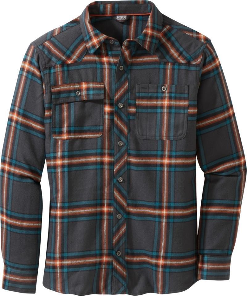 Feedback Flannel Shirt - Mens - Storm Plaid 1