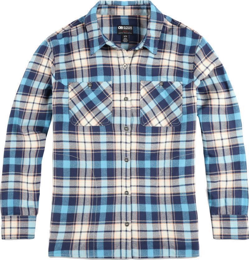Feedback Flannel Shirt - Womens - Mineral Plaid 1
