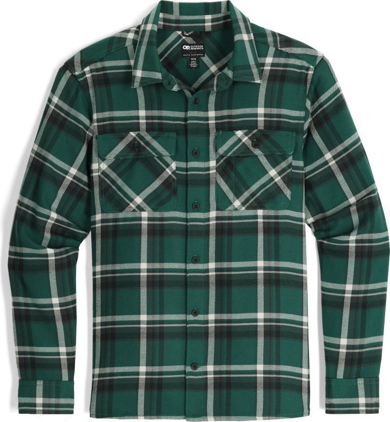 Feedback Flannel Twill Shirt - Mens - Monstera Plaid 1