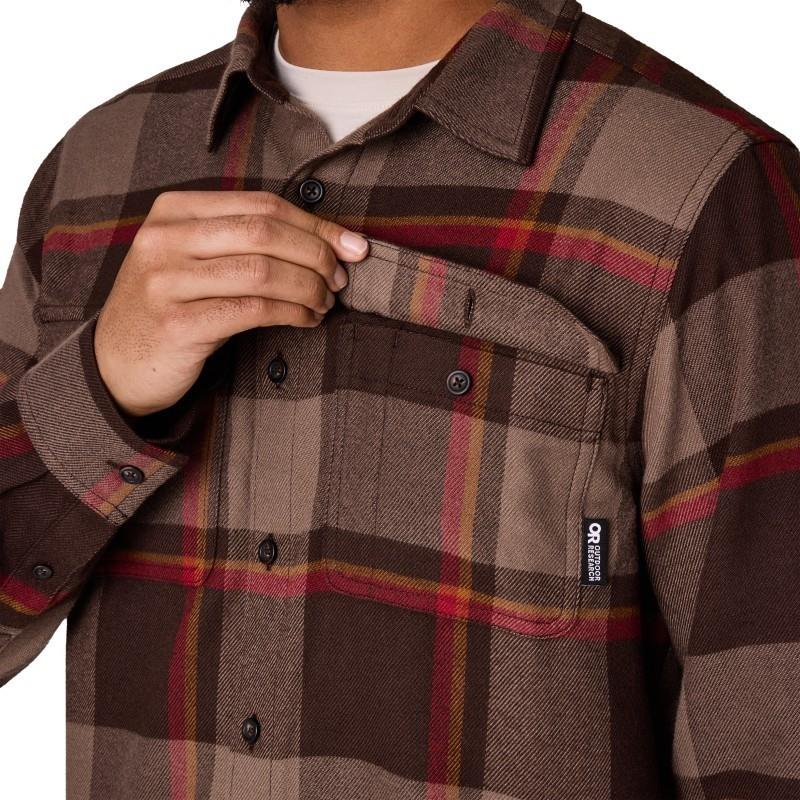 Feedback Flannel Twill Shirt - Mens - chestnut plaid 1