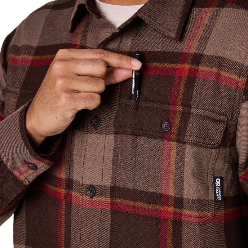Feedback Flannel Twill Shirt - Mens - chestnut plaid 1
