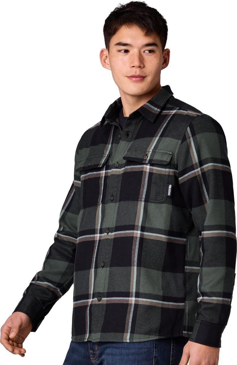 Feedback Flannel Twill Shirt - Mens - dark laurel plaid 1