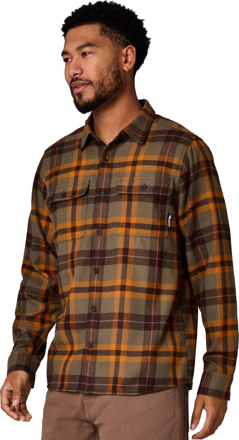 Feedback Flannel Twill Shirt - Mens - ranger green / sedona plaid 1