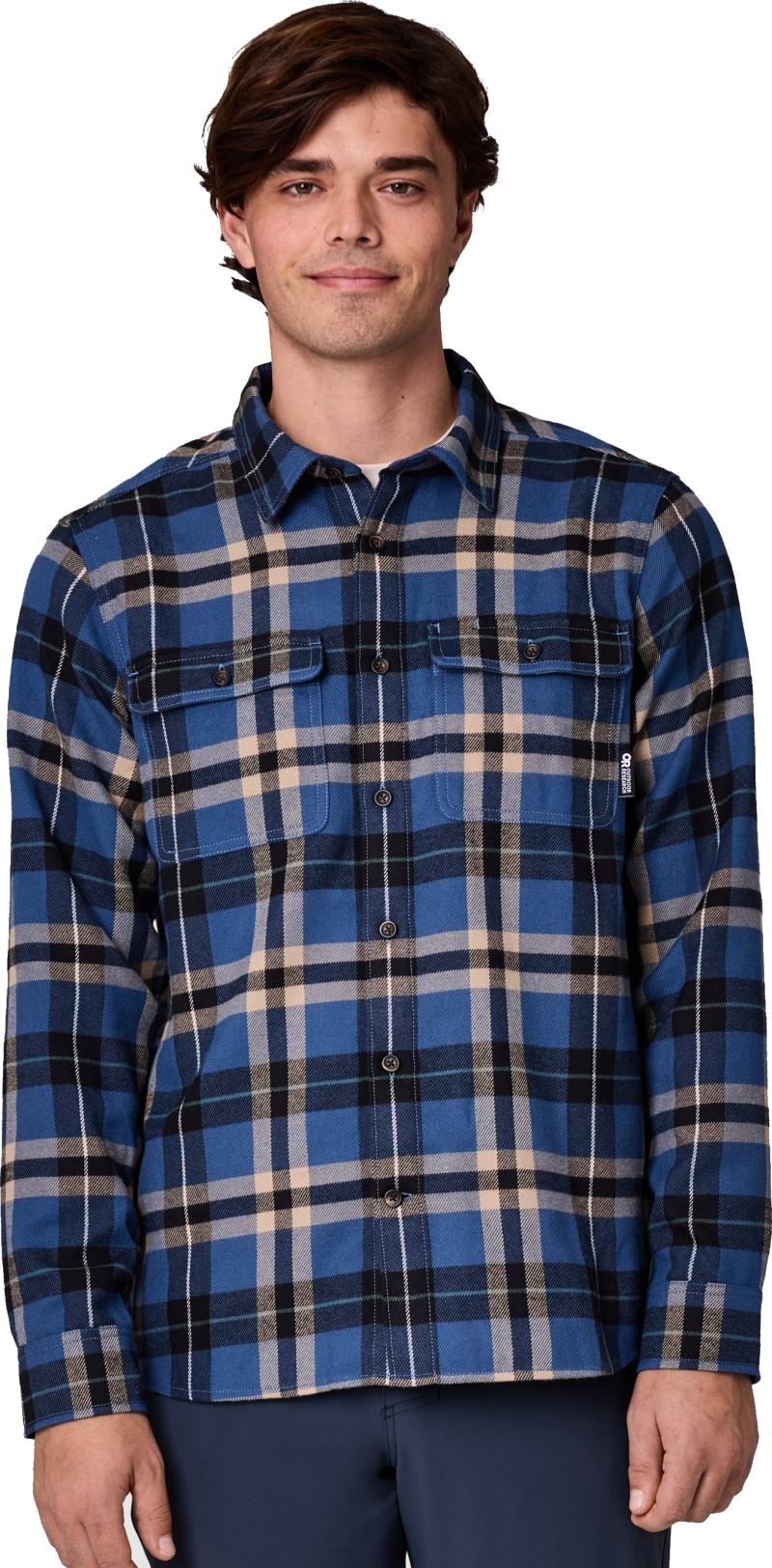 Feedback Flannel Twill Shirt - Mens - skyline plaid 1