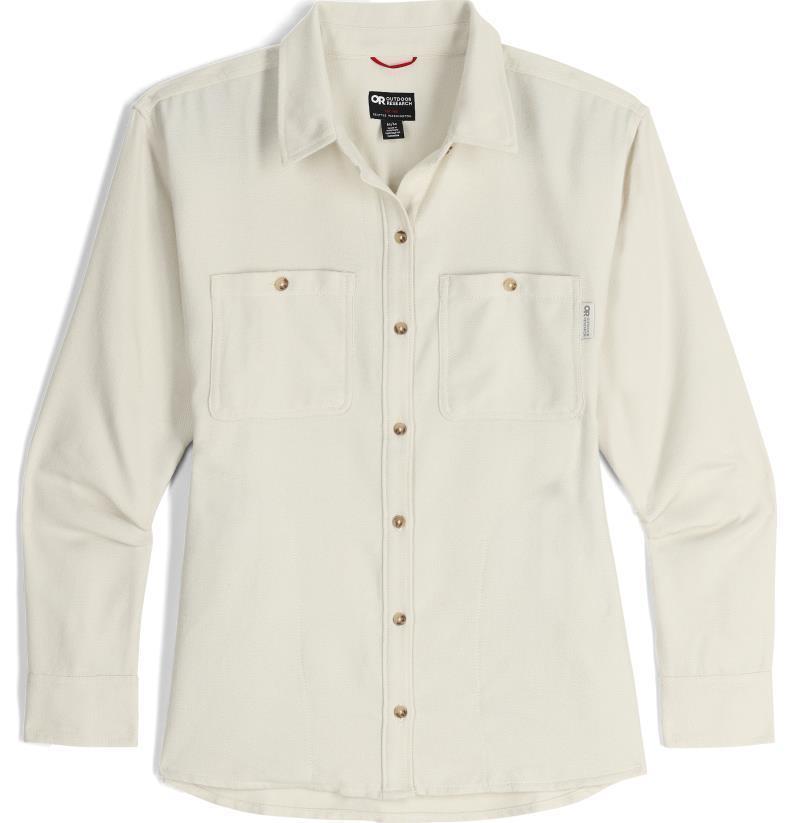 Feedback Flannel Twill Shirt - Womens - Bone 1