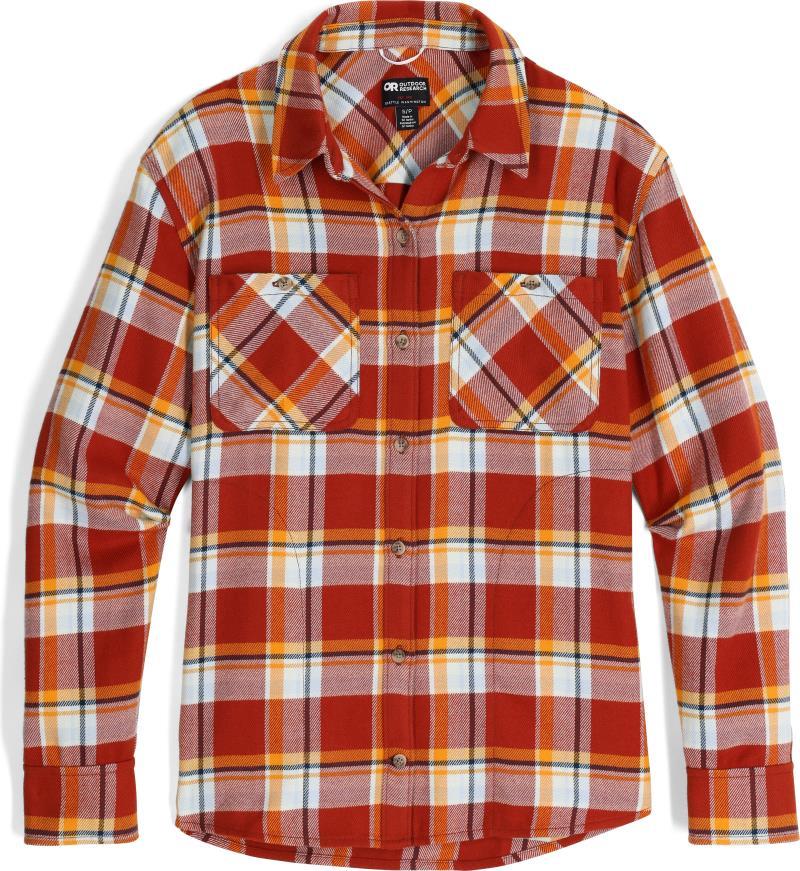 Feedback Flannel Twill Shirt - Womens - Jupiter Plaid 1