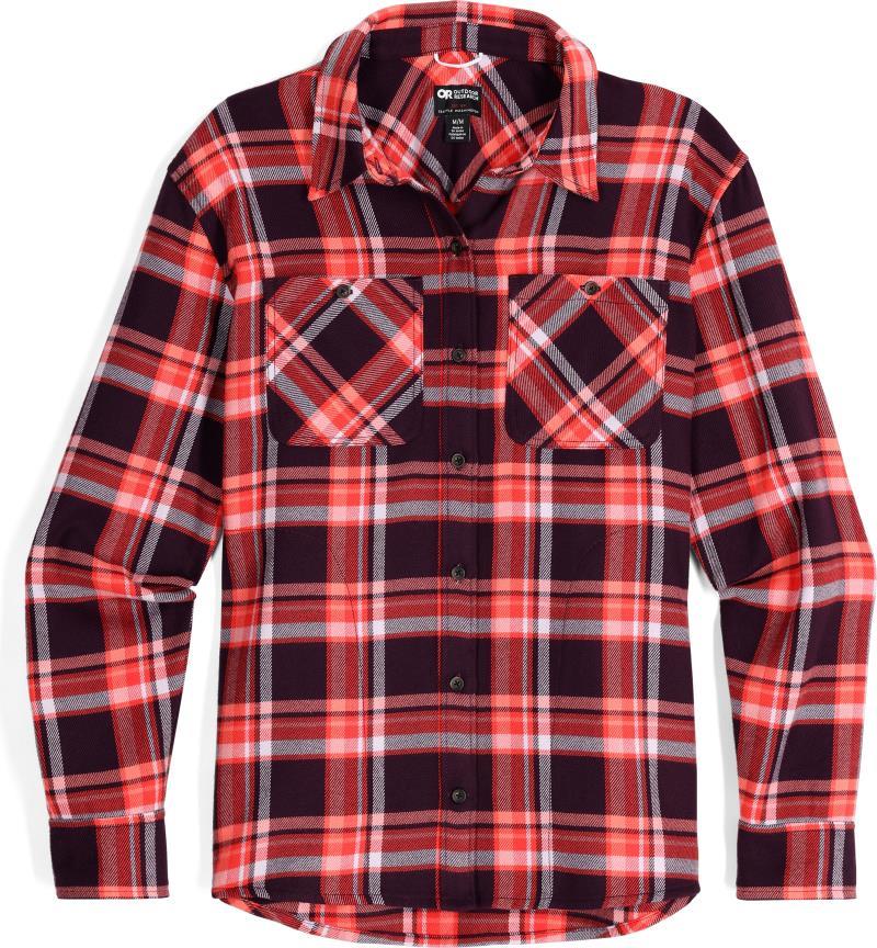 Feedback Flannel Twill Shirt - Womens - Sunrise Plaid 1