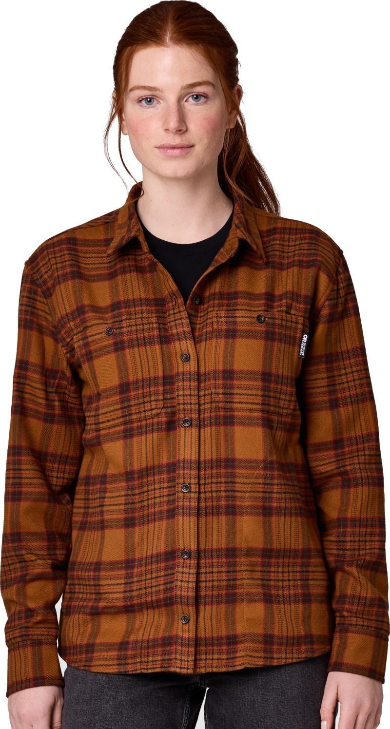 Feedback Flannel Twill Shirt - Womens - pecan plaid 1