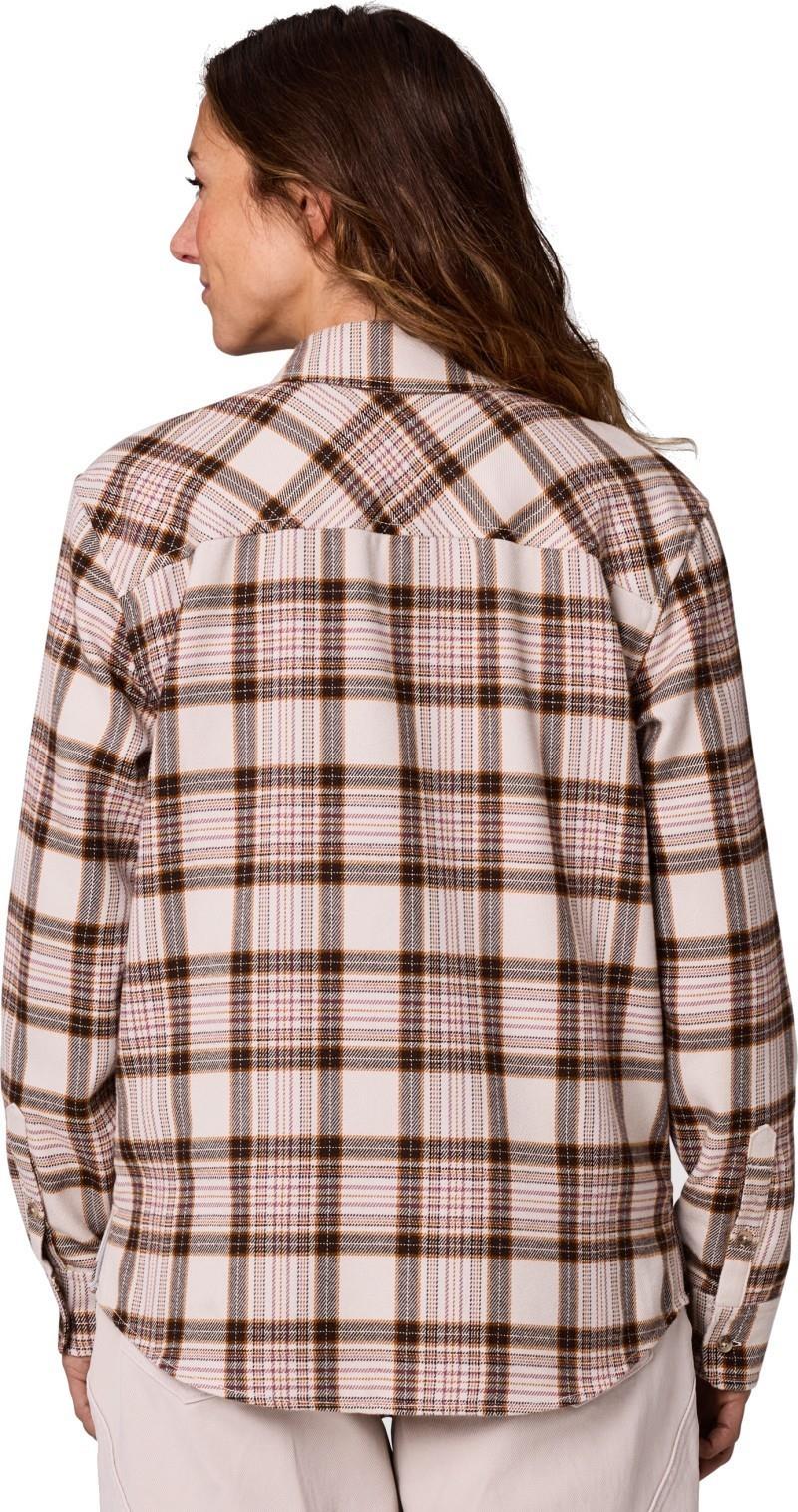 Feedback Flannel Twill Shirt - Womens - rosewood plaid 1