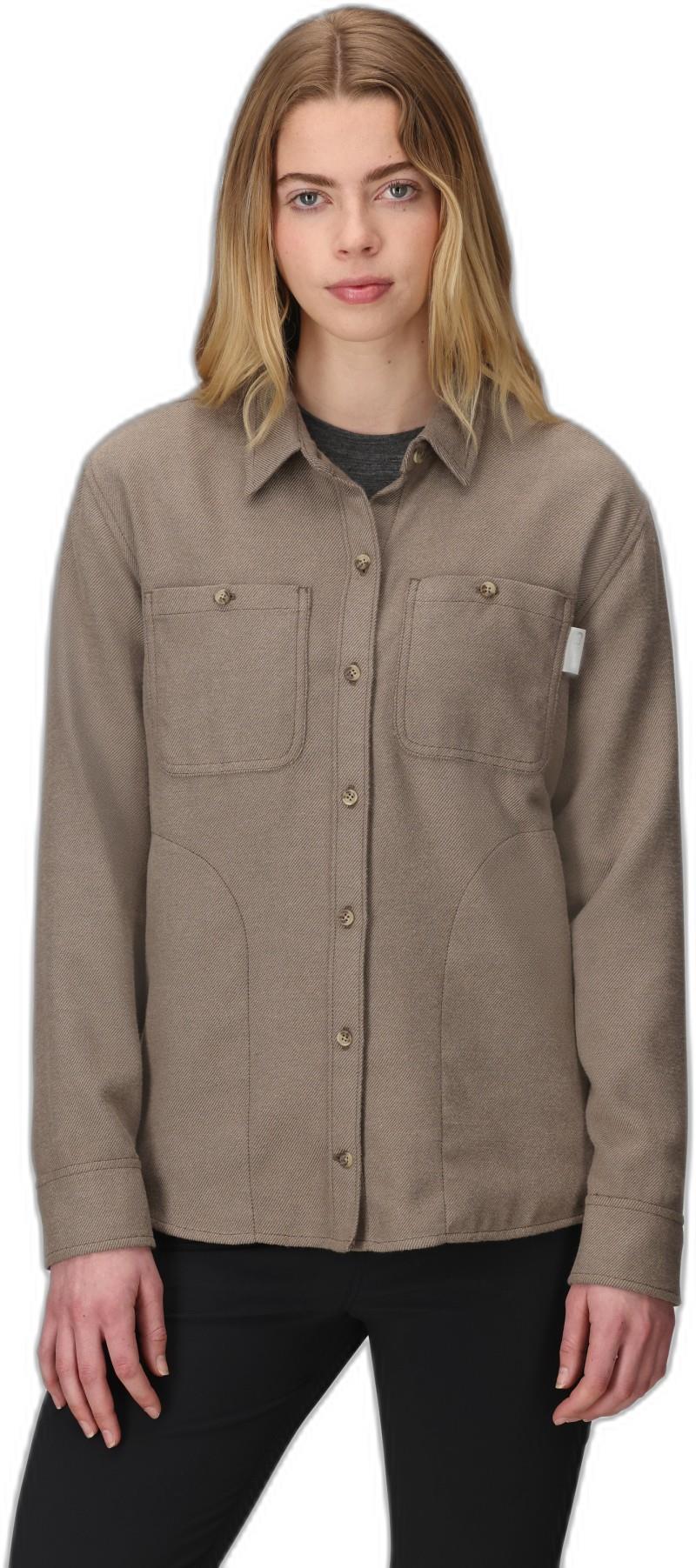 Feedback Flannel Twill Shirt - Womens - sable 1