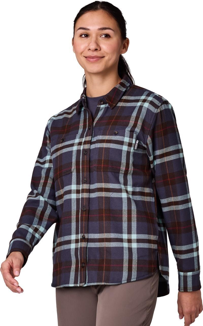Feedback Flannel Twill Shirt - Womens - smoky quartz plaid 1