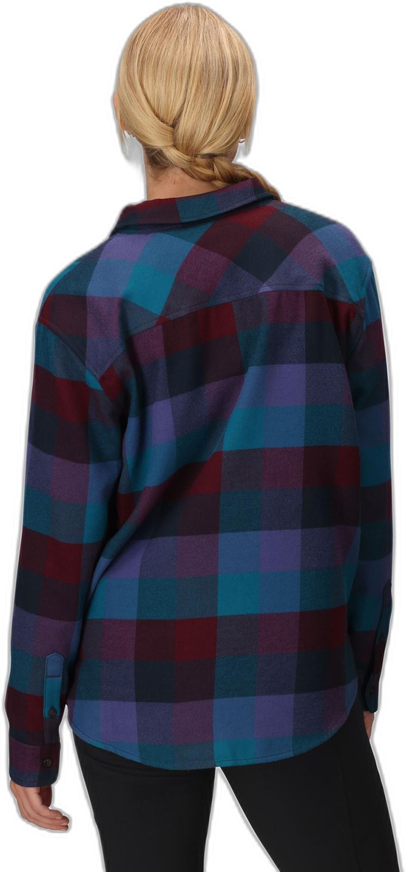 Feedback Flannel Twill Shirt - Womens - winterberry plaid 1