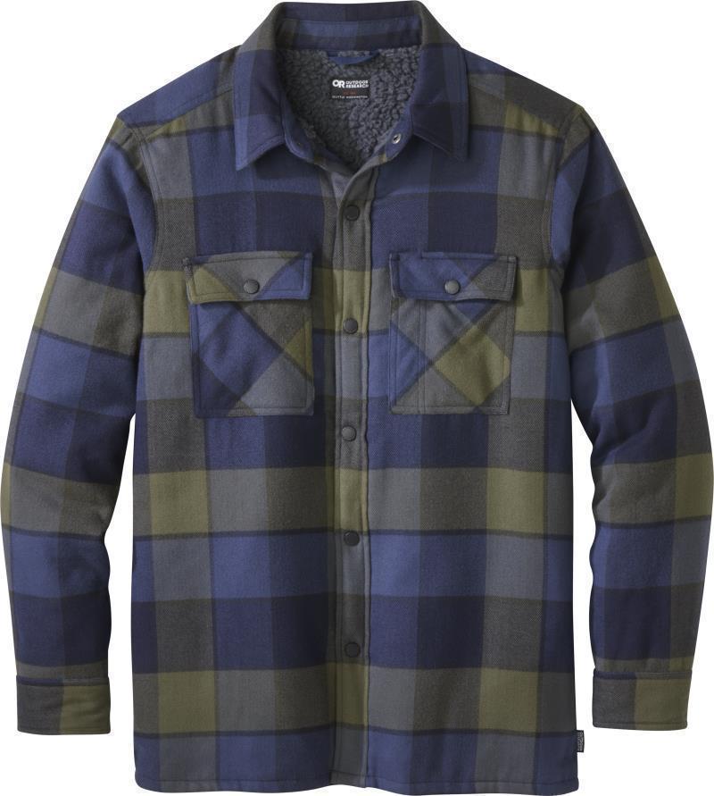 Feedback Shirt Jacket - Mens - Fatigue Plaid 1