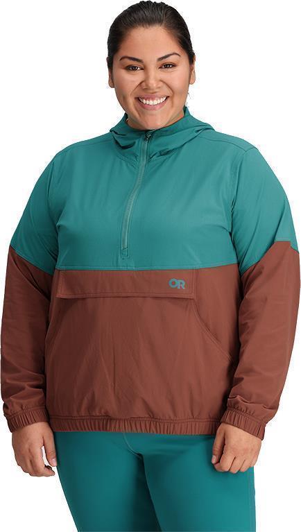 Ferrosi Anorak, Plus - Womens - Tropical / Brick 2