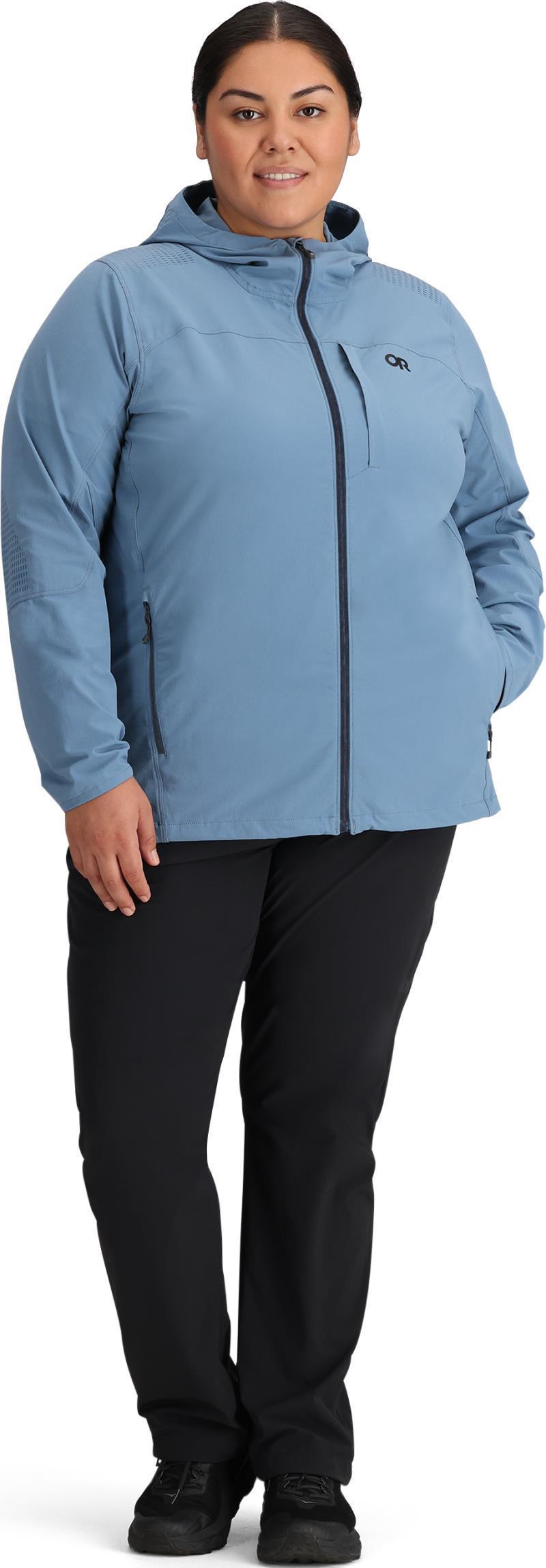 Ferrosi DuraPrint Hoodie, Plus - Womens - Olympic 6