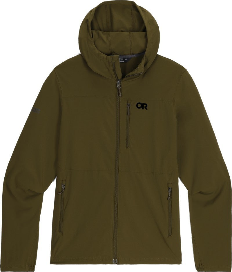 Ferrosi Hoodie - Mens - dark olive 1