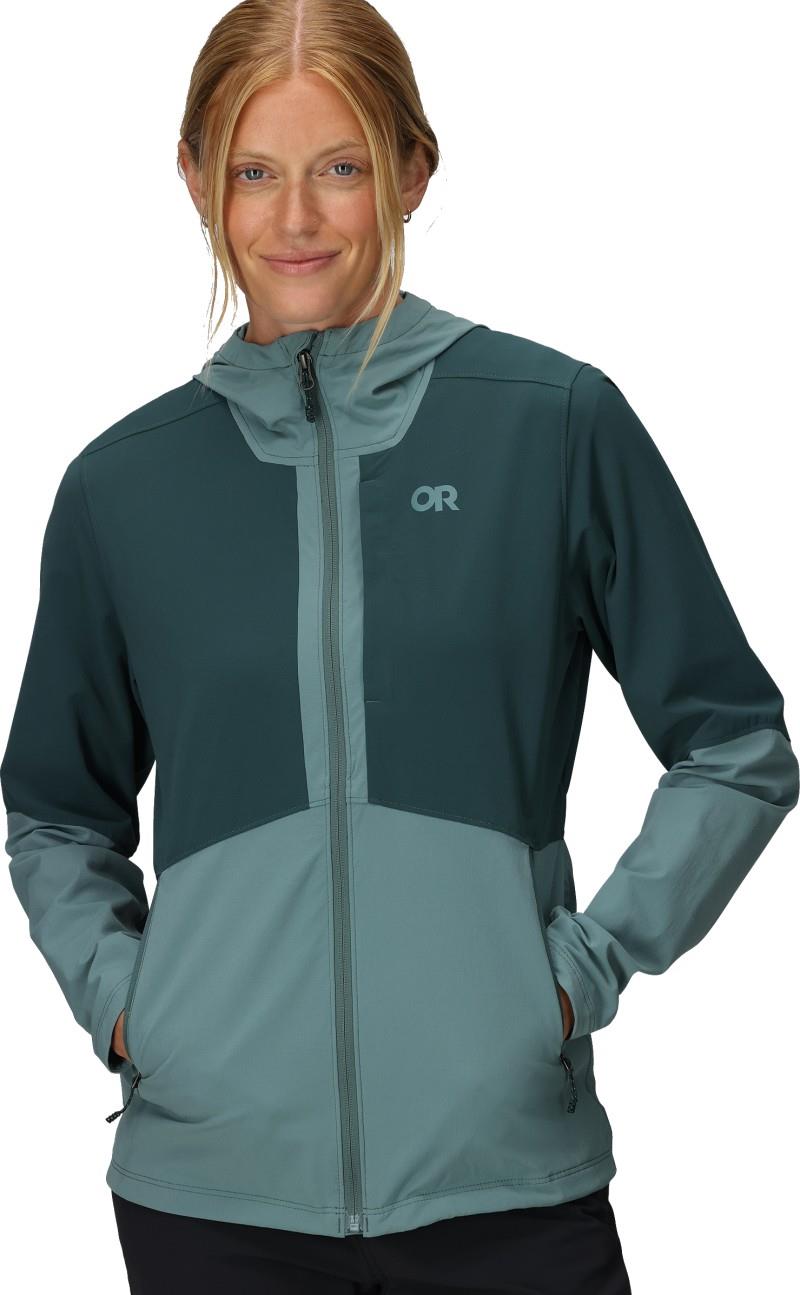 Ferrosi Hoodie - Womens - neptune / douglas fir 1