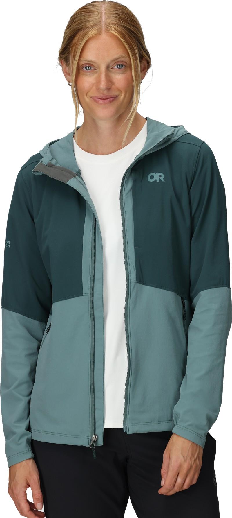 Ferrosi Hoodie - Womens - neptune / douglas fir 1