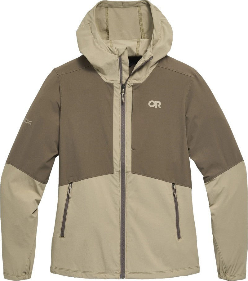 Ferrosi Hoodie - Womens - pro khaki / gravel 1