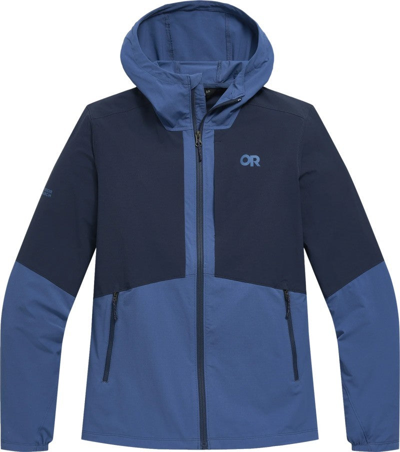 Ferrosi Hoodie - Womens - skyline / dark navy 1