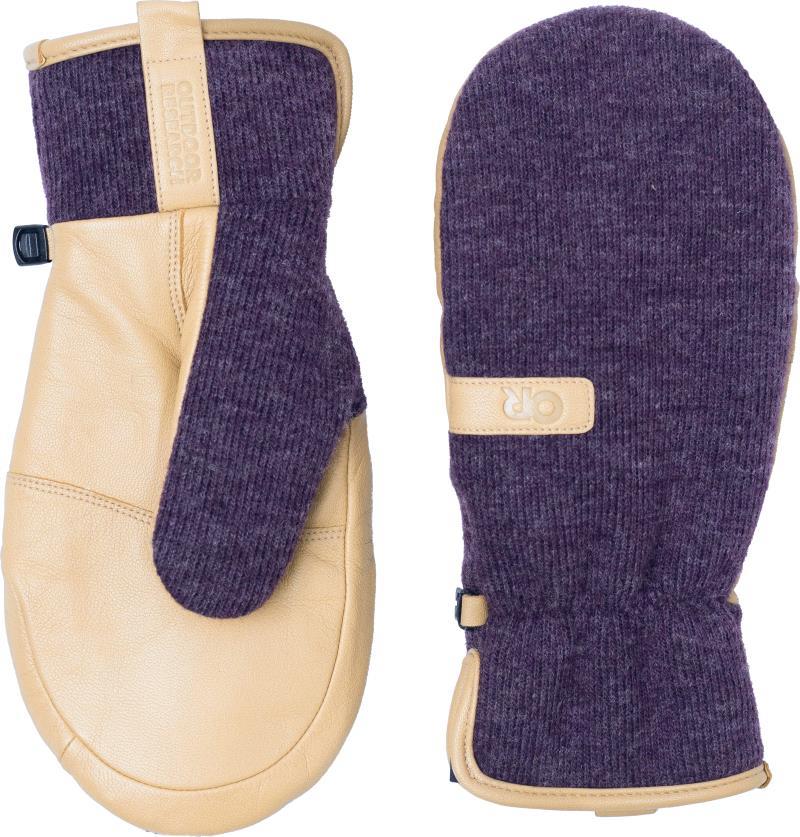Flurry Solstice Mitts - Amethyst / Natural 1