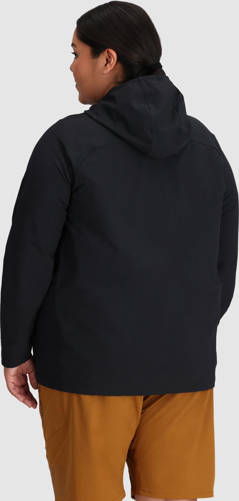Freewheel Half Zip Hoodie, Plus - Womens - Black 4