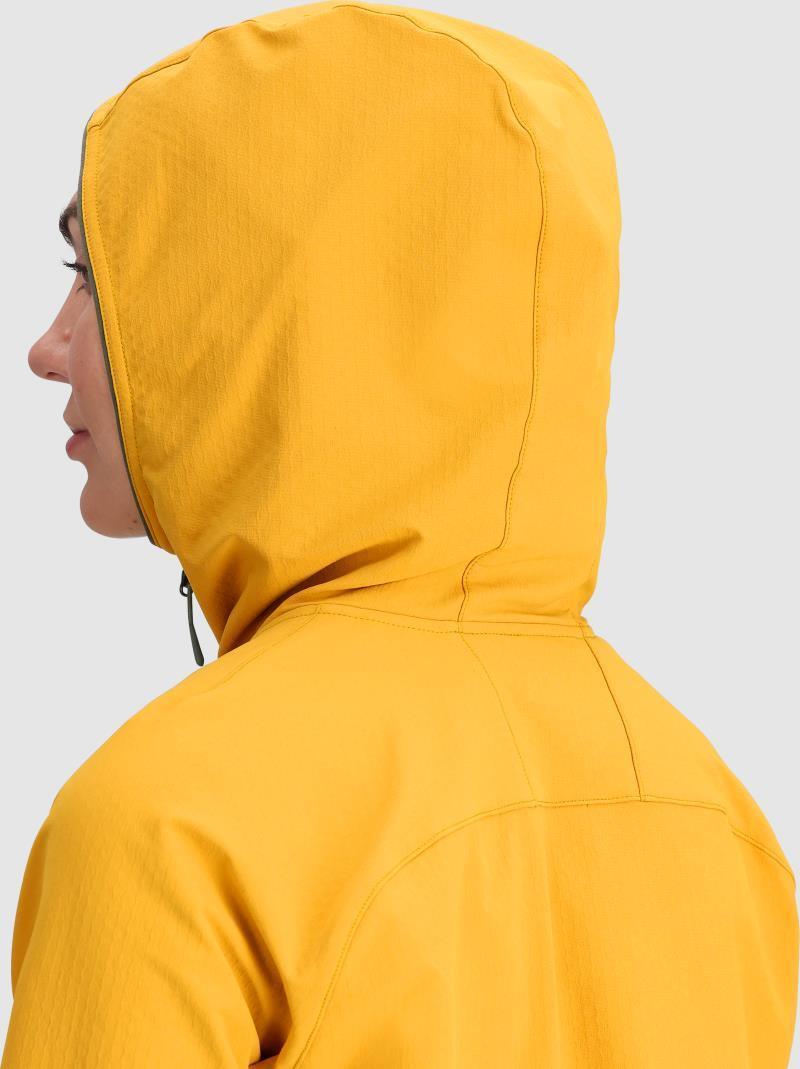 Freewheel Half Zip Hoodie - Womens - Caramel 7