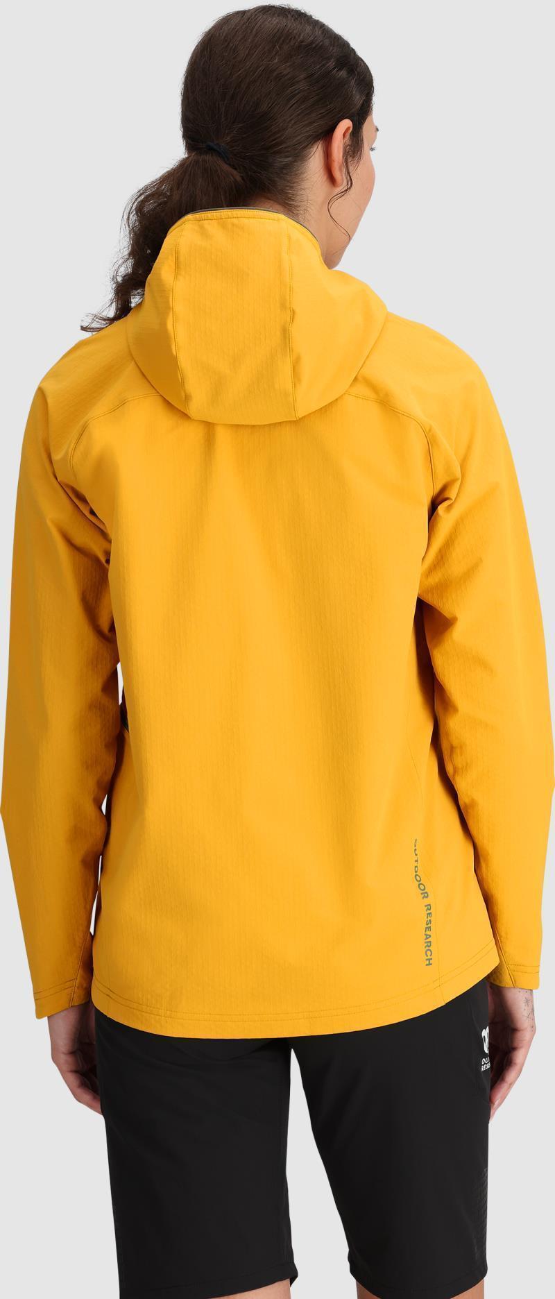Freewheel Half Zip Hoodie - Womens - Caramel 3