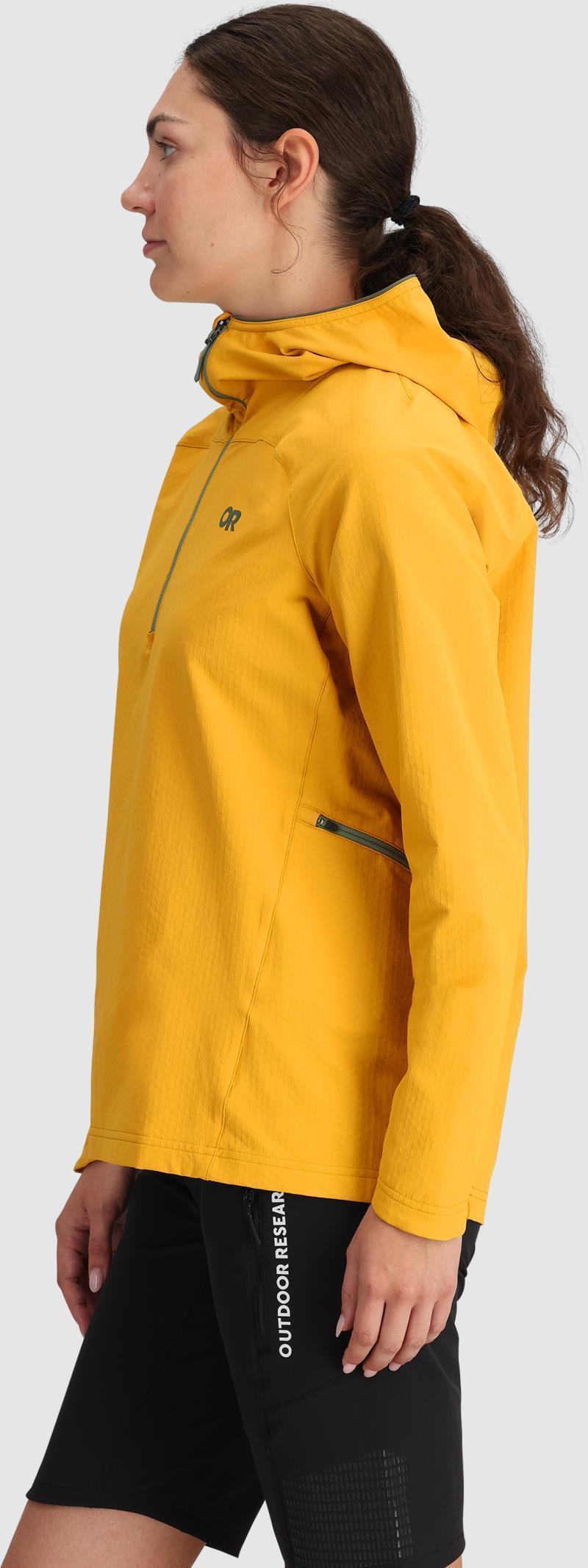 Freewheel Half Zip Hoodie - Womens - Caramel 4