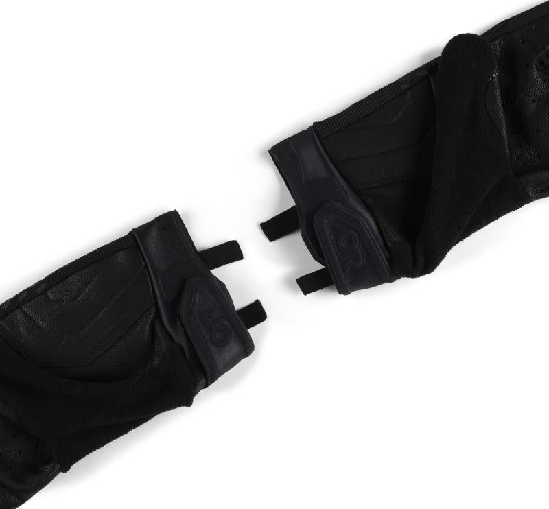 Freewheel Leather Palm Bike Gloves - Black 5