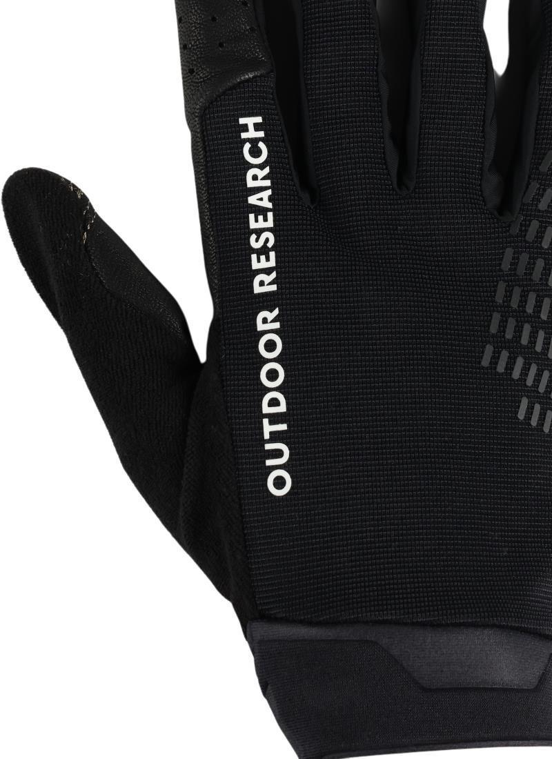 Freewheel Leather Palm Bike Gloves - Black 2