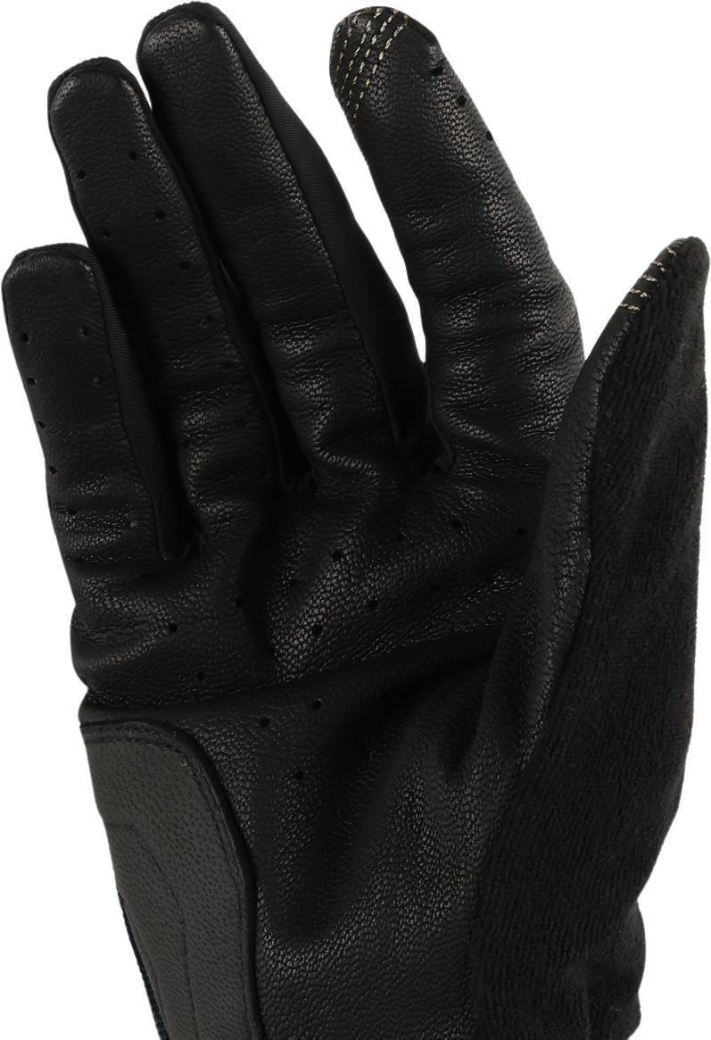 Freewheel Leather Palm Bike Gloves - Black 4