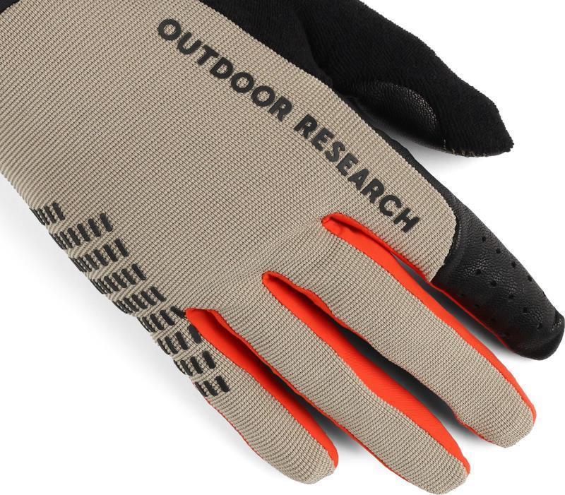 Freewheel Leather Palm Bike Gloves - Pro Khaki 3