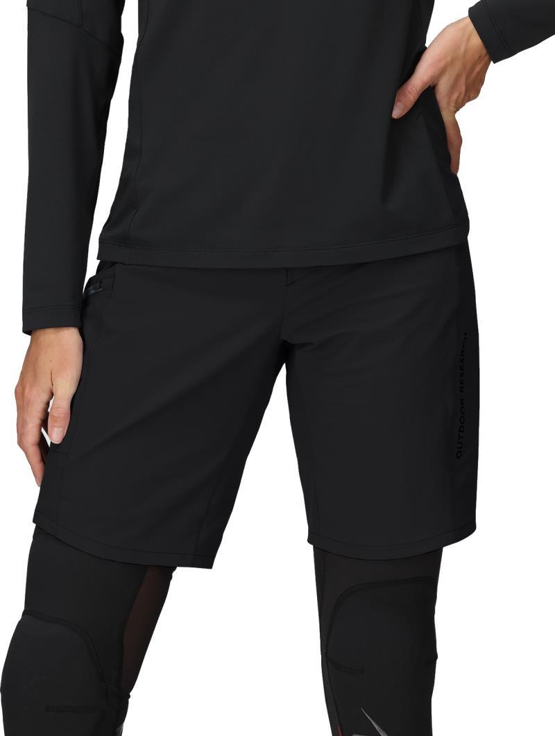 Freewheel Lite Ride Shorts - Womens - black 1