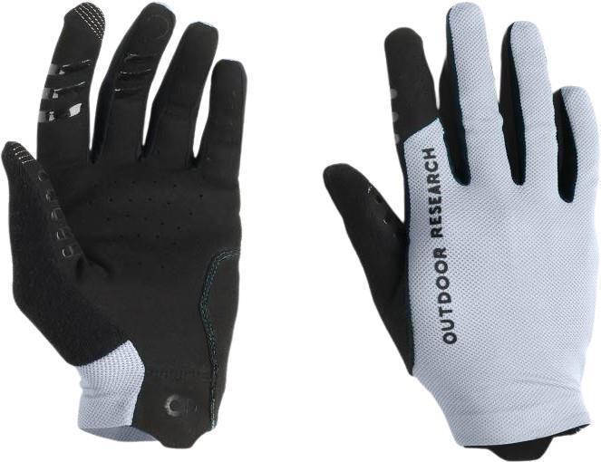 Freewheel MTB Bike Gloves - Mens - titanium grey 1