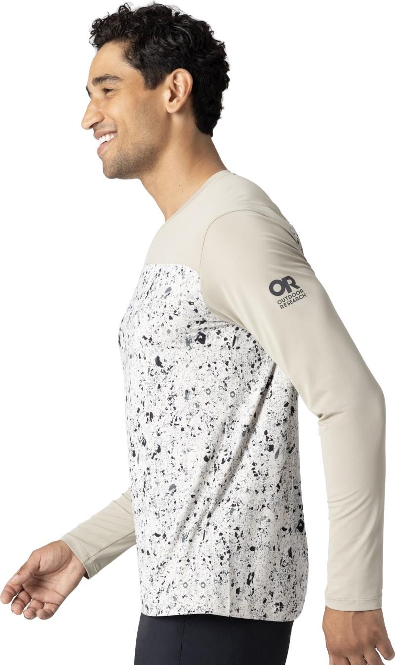 Freewheel MTB LS Jersey - Mens - pro khaki / oyster creekside print 1