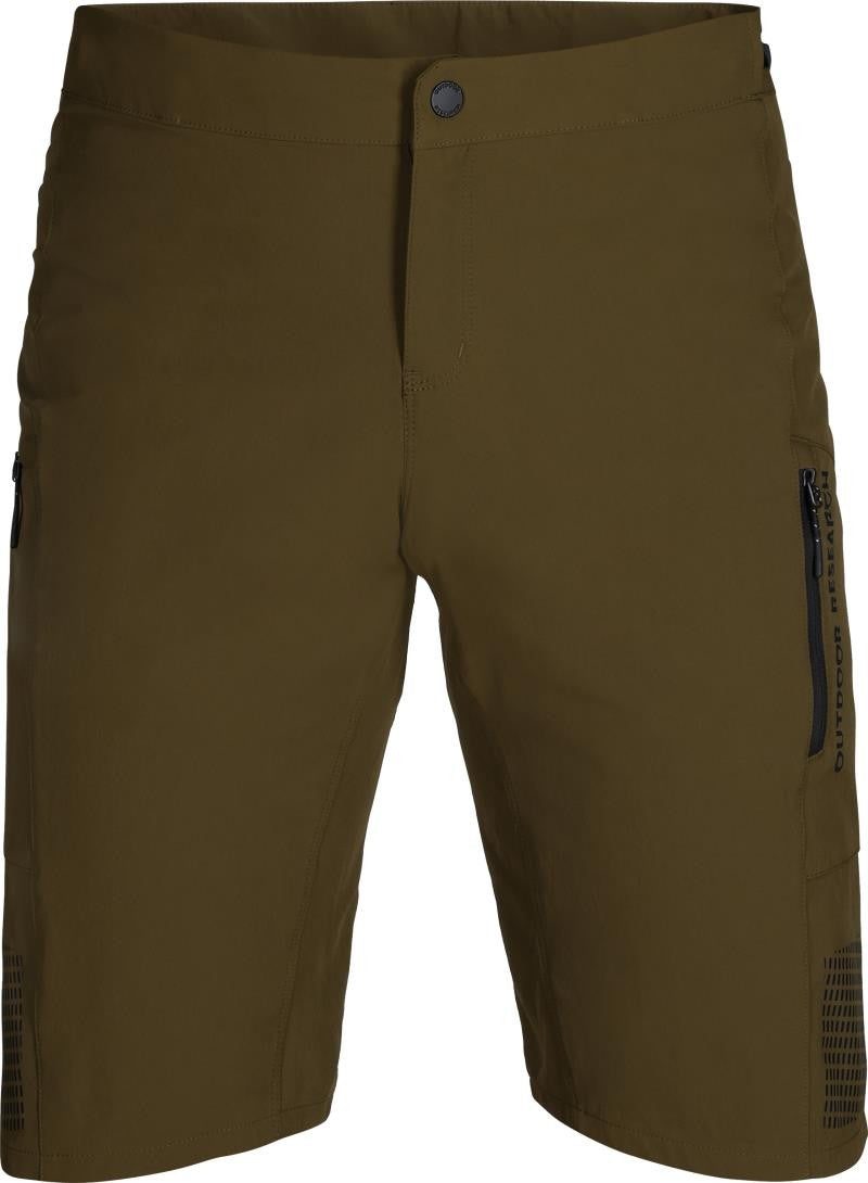 Freewheel MTB Ride Shorts - Mens - dark olive 1