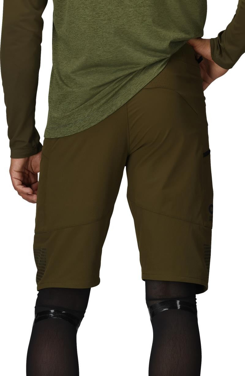 Freewheel MTB Ride Shorts - Mens - dark olive 1