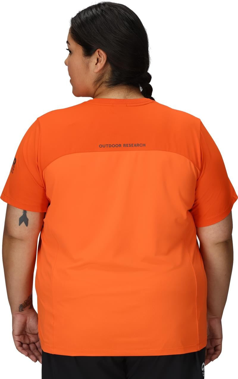 Freewheel MTB SS Jersey, Plus - Womens - spice / zest 1