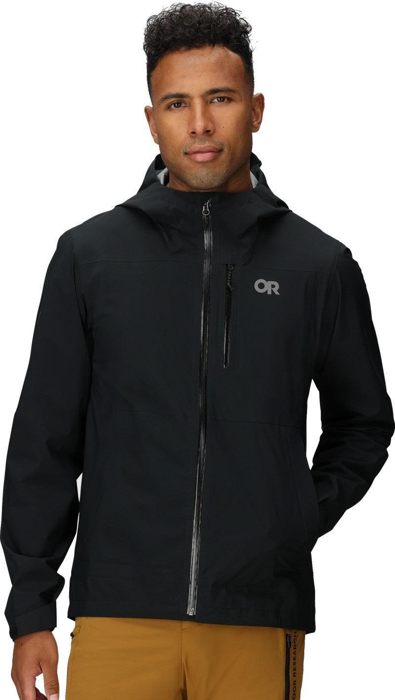 Freewheel MTB Stretch Rain Jacket - Mens - black 1