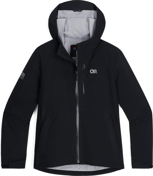 Freewheel MTB Stretch Rain Jacket - Womens - black 1