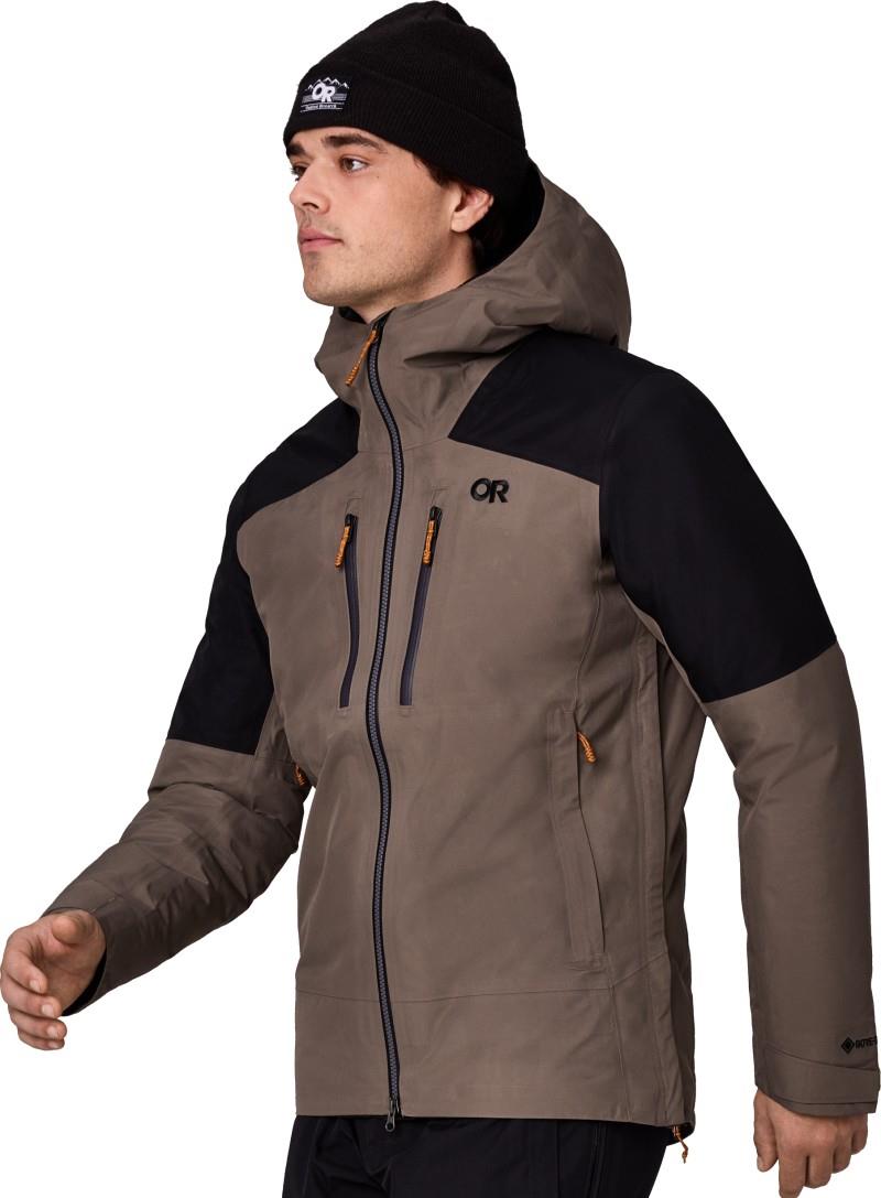 Headwall GTX 3L Jacket - Mens - gravel / black 1