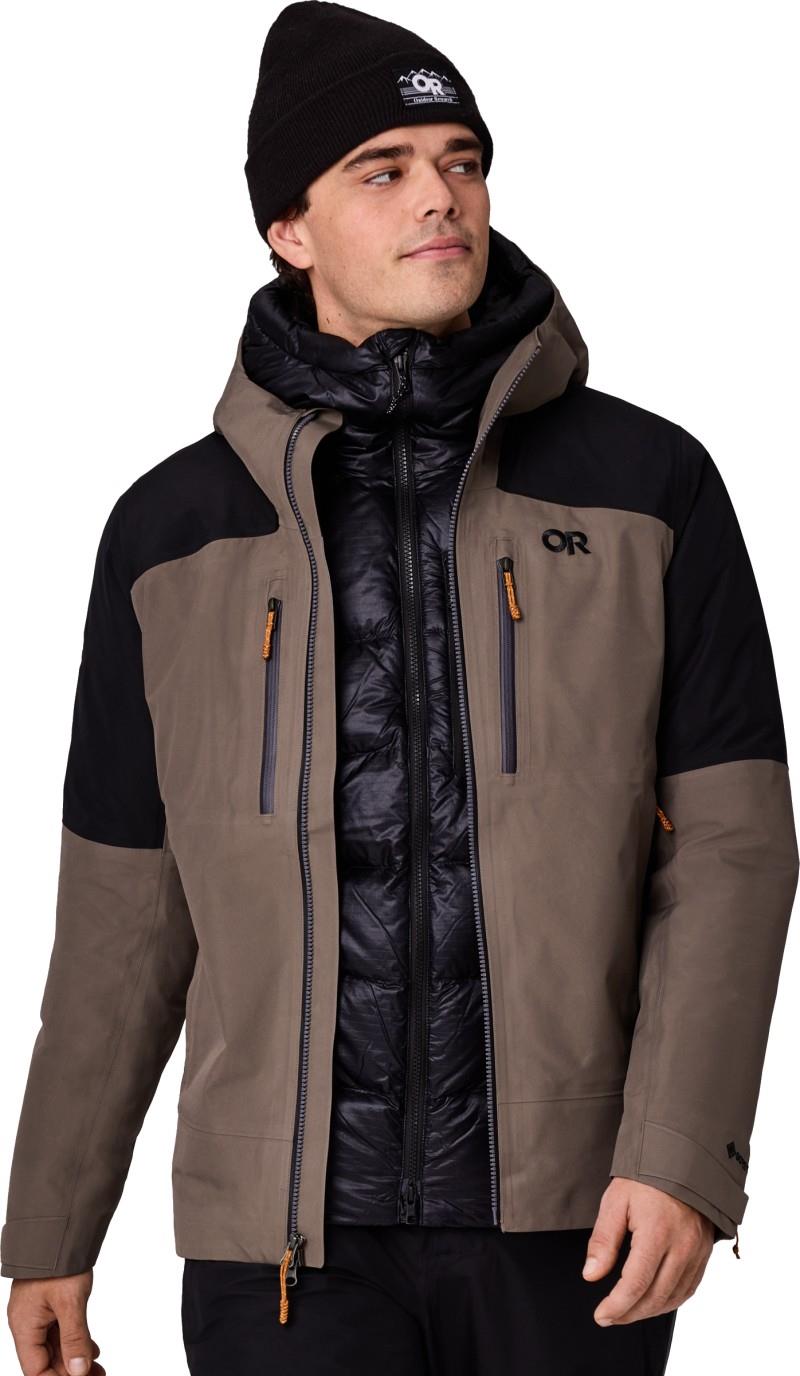 Headwall GTX 3L Jacket - Mens - gravel / black 1