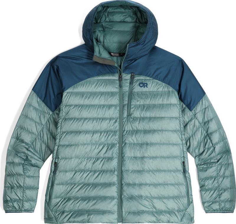 Helium Down Hoodie, Plus - Womens - Neptune / Harbor 1