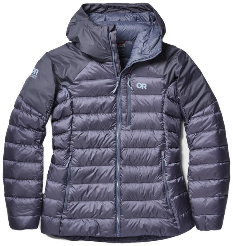 Helium Down Hoodie, Plus - Womens - smoky quartz 1