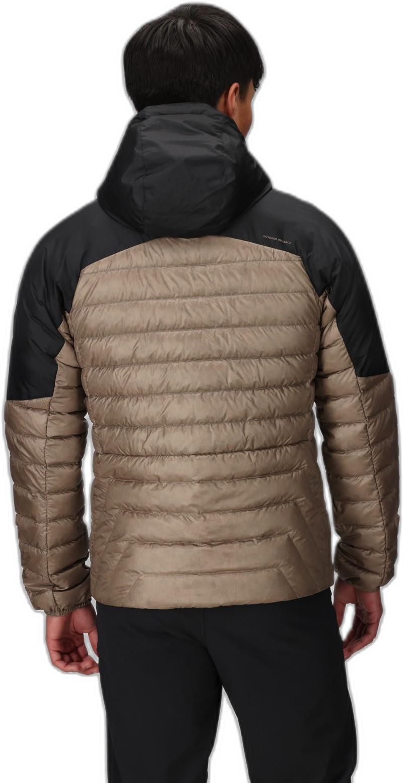 Helium Down Hoodie - Mens - sable / black 1