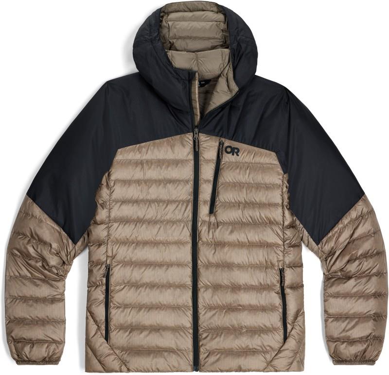 Helium Down Hoodie - Mens - sable / black 1