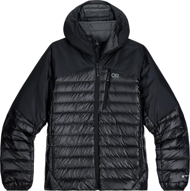 Helium Down Hoodie - Mens - solid black 1